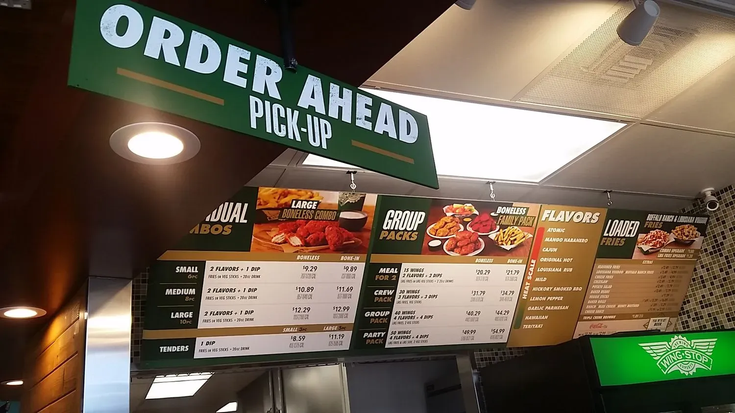 Wingstop Menu - Updated November 2025