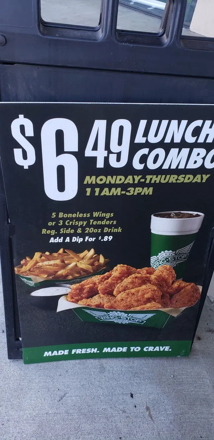 Wingstop Menu - Updated November 2025