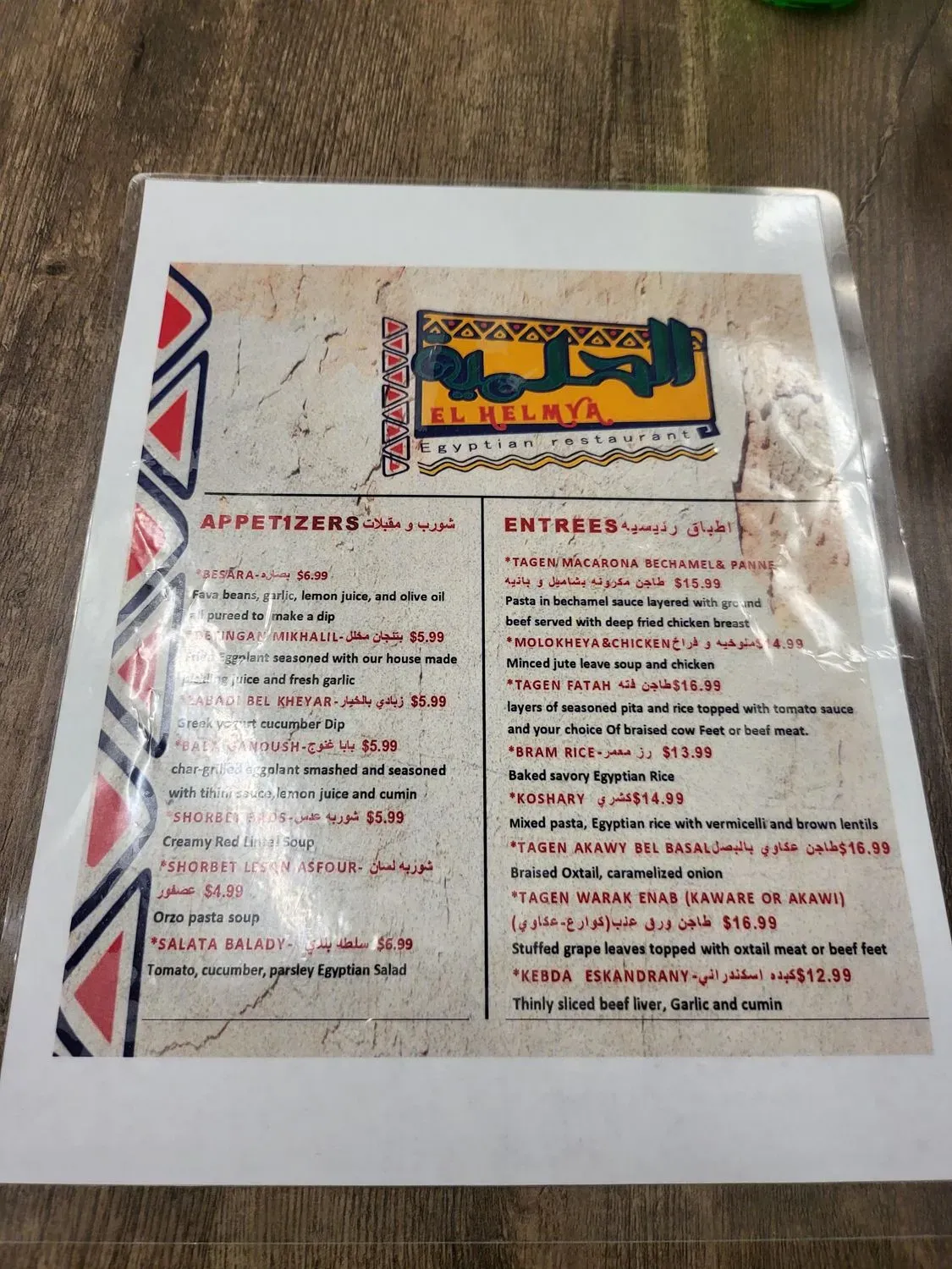 Menu 4