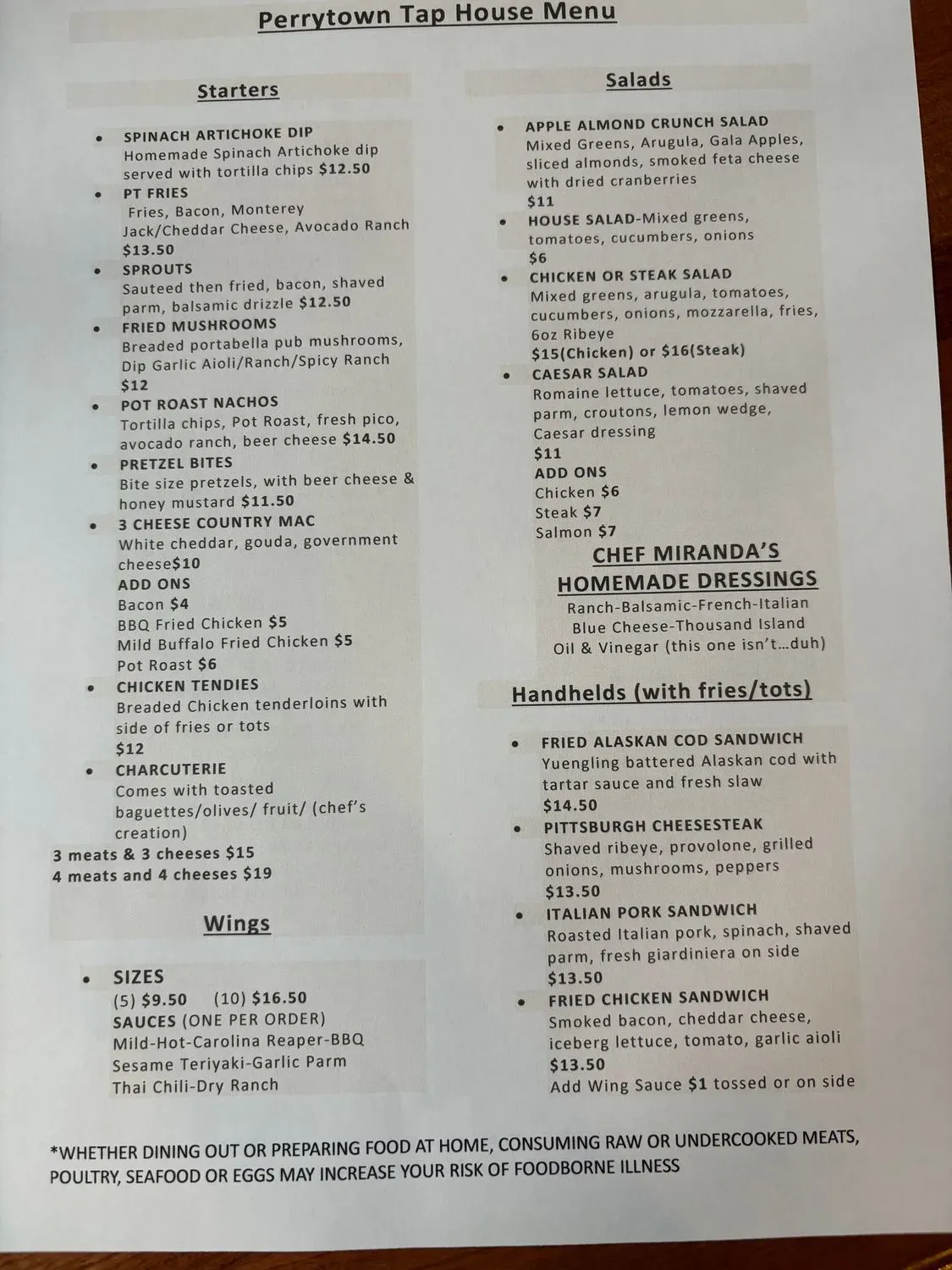 Menu 2