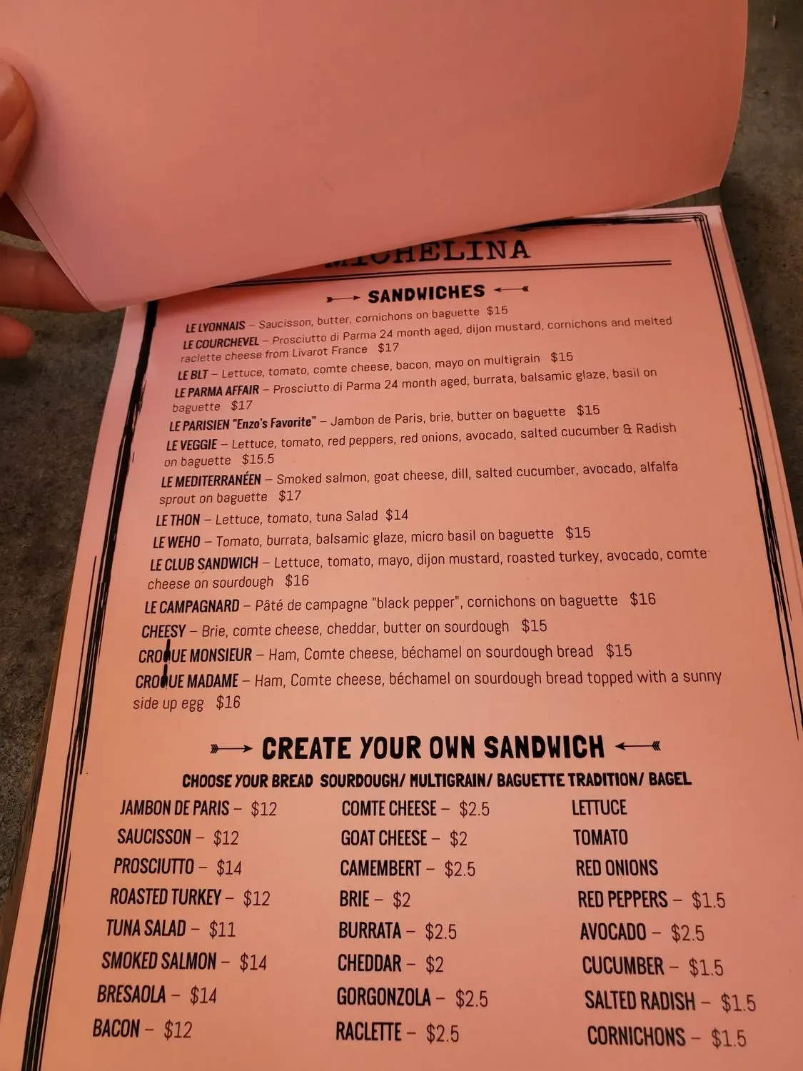 Menu 4