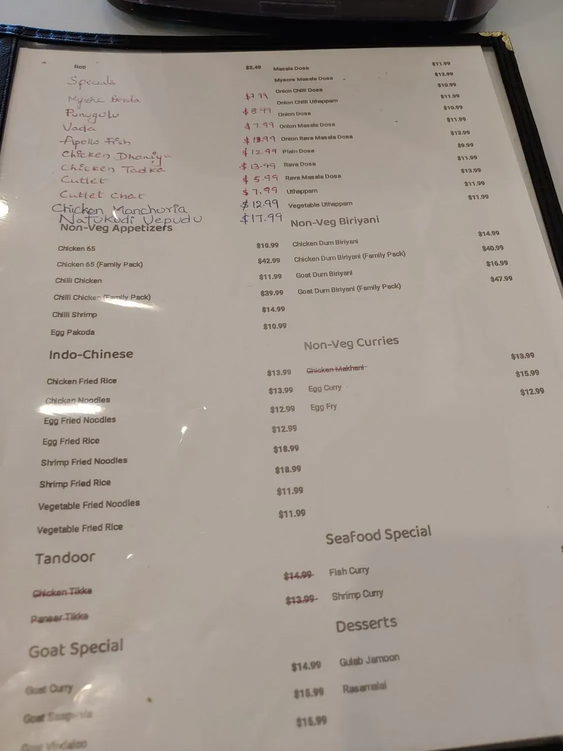 Menu 4