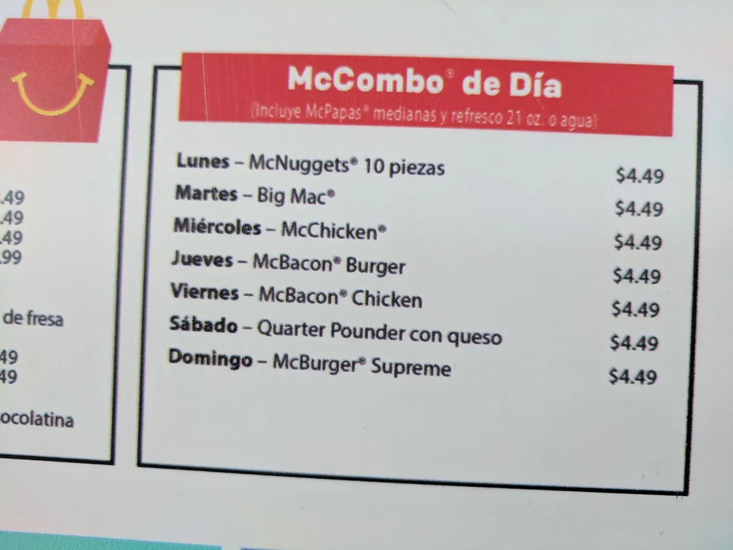 Menu 3