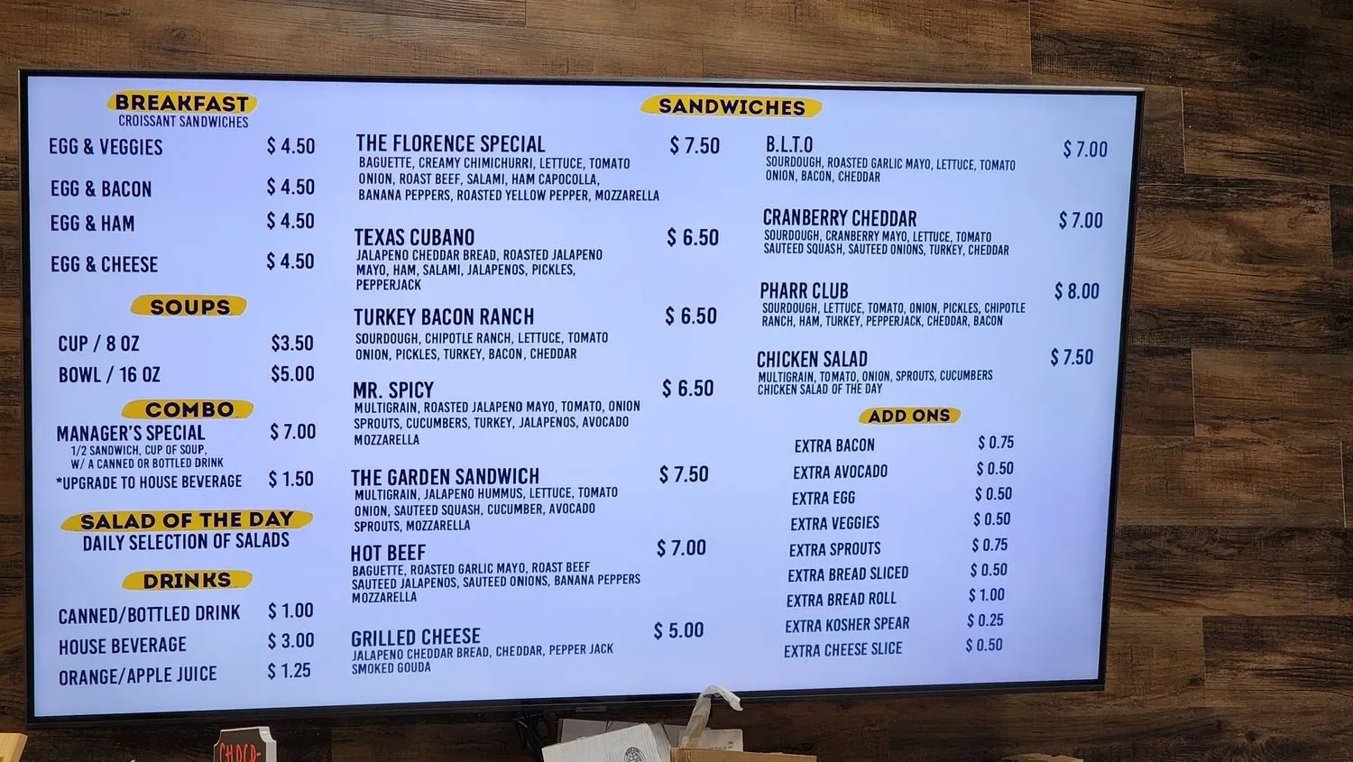 Menu 6