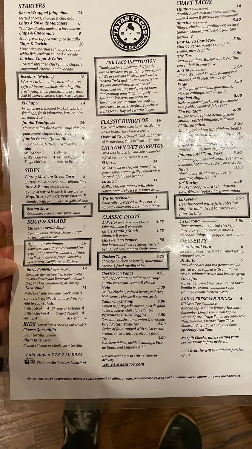 Menu 6