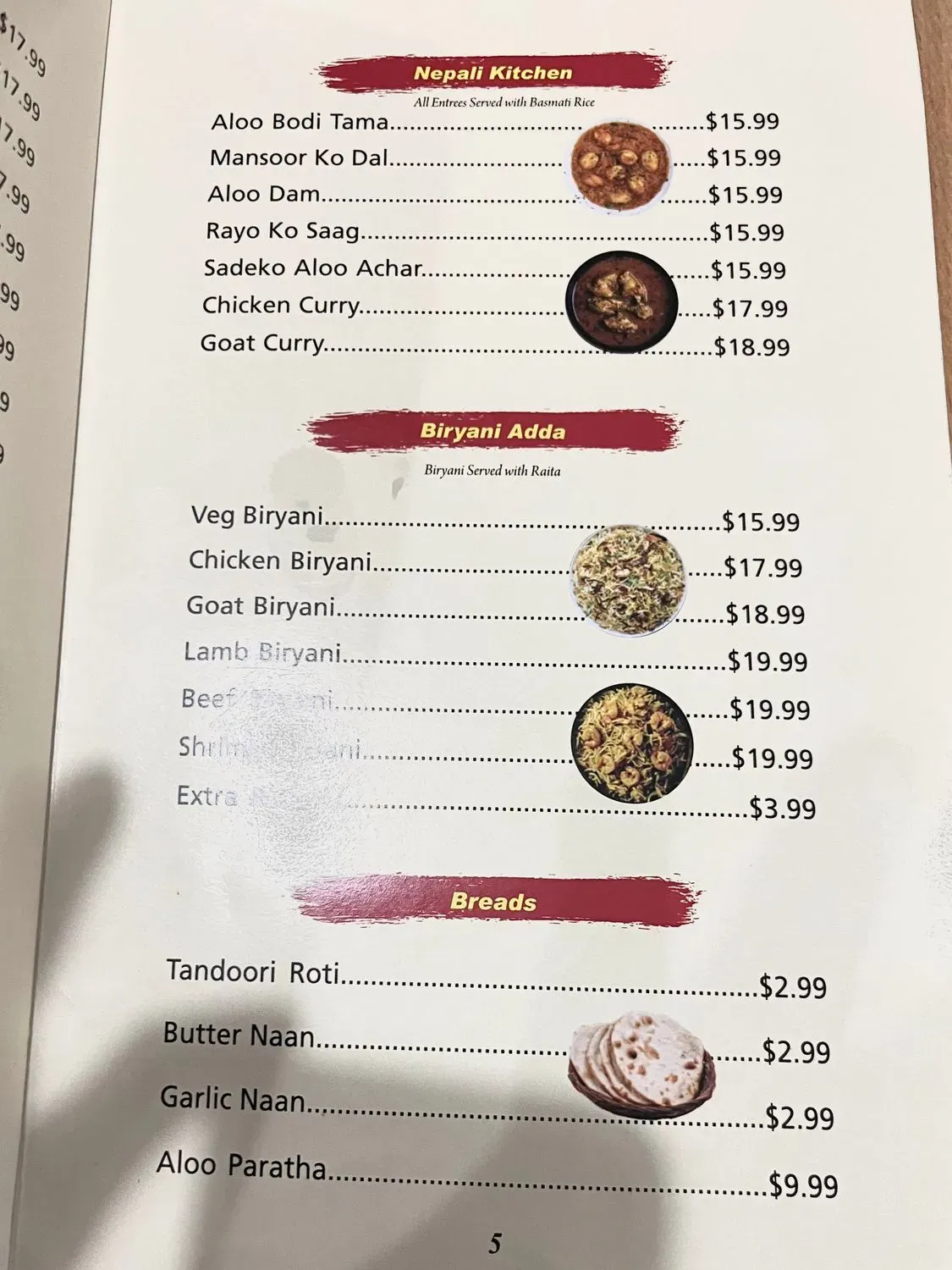 Menu 4