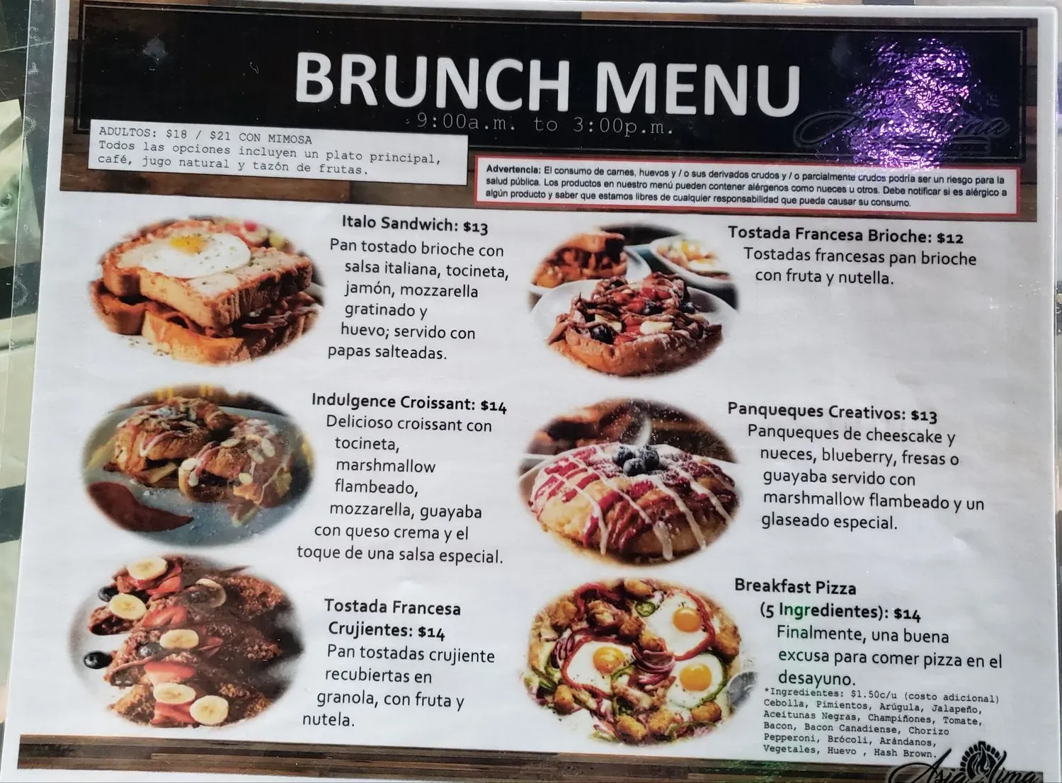 Menu 2