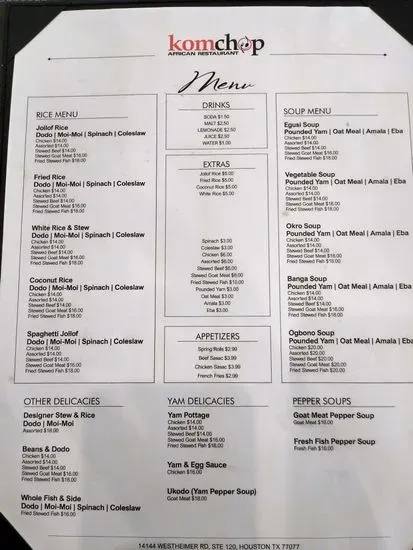 Menu 4