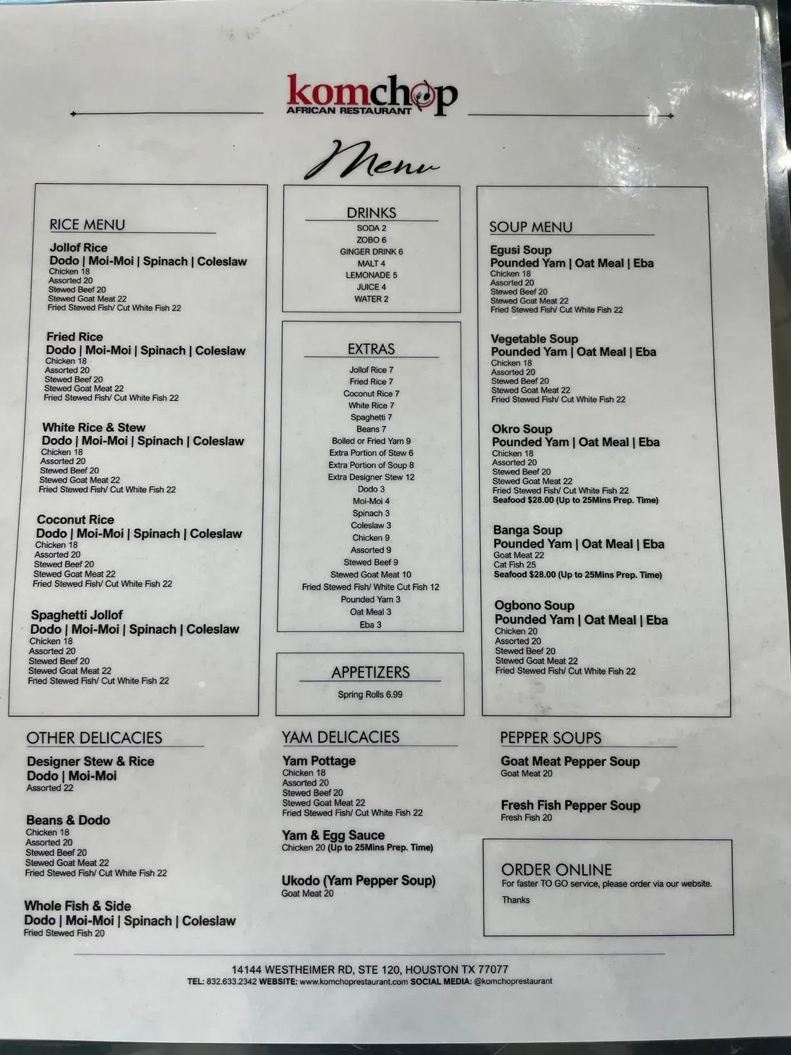 Menu 3