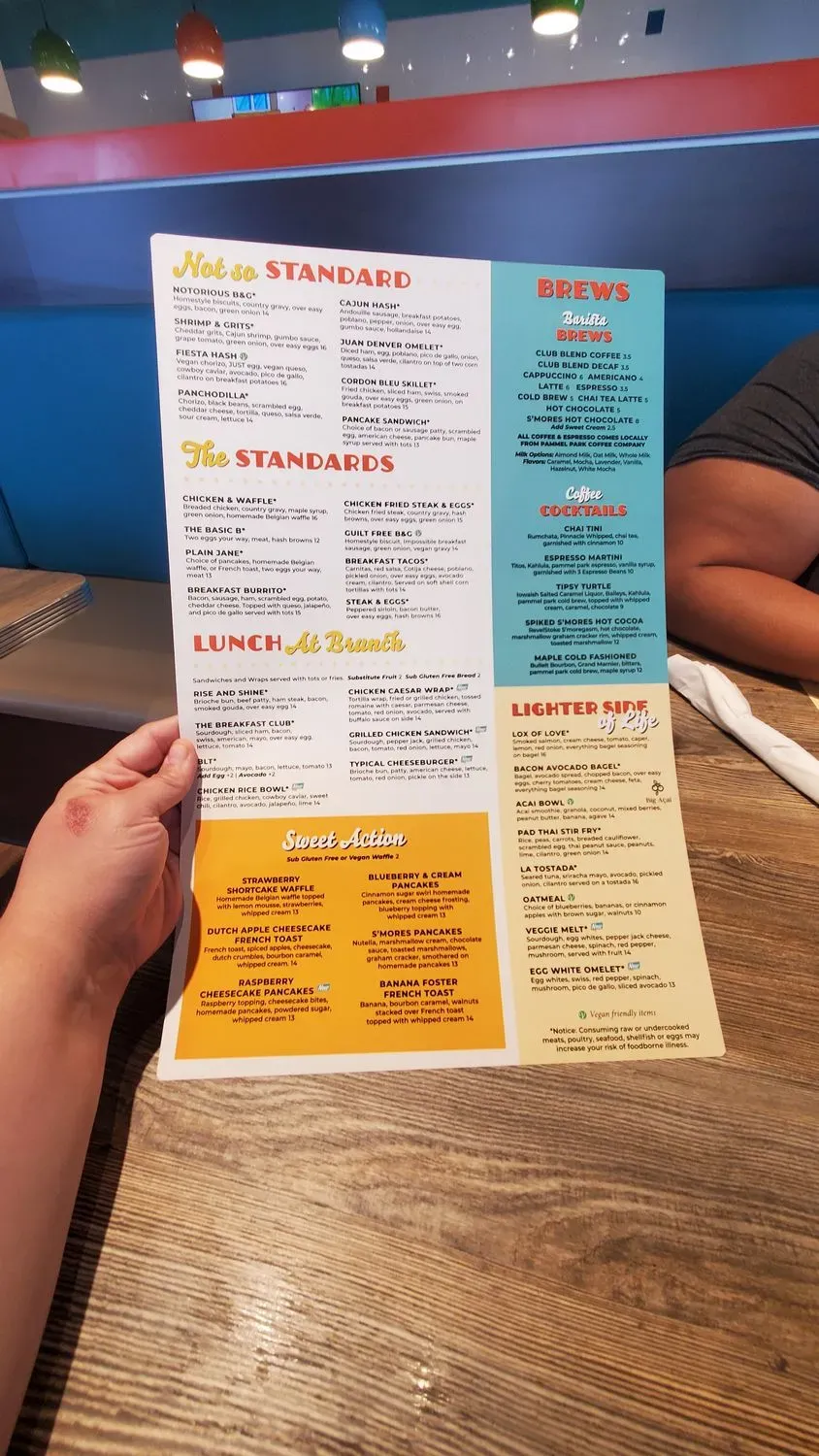 The Breakfast Club Menu - Updated November 2025