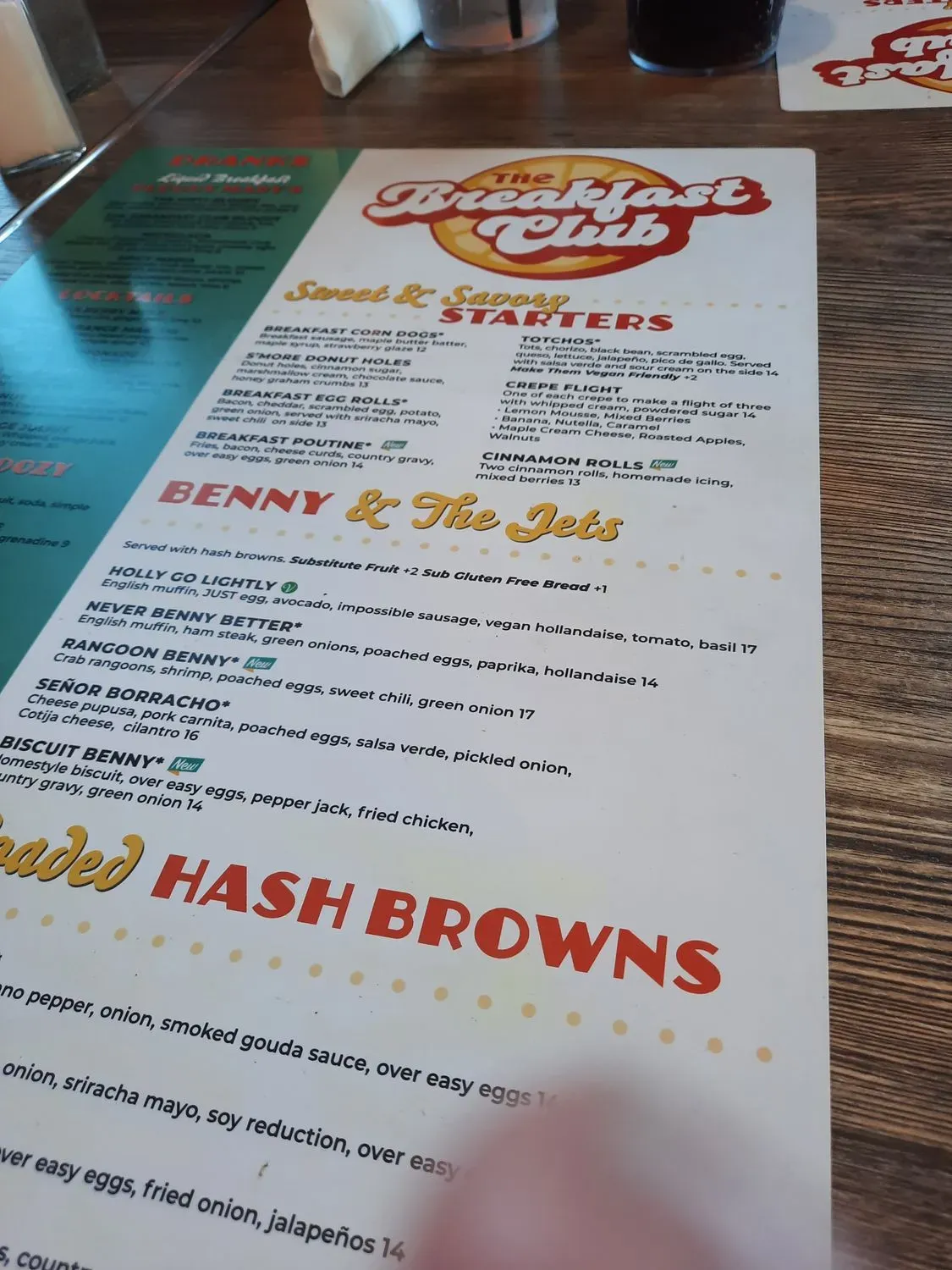 The Breakfast Club Menu - Updated November 2025