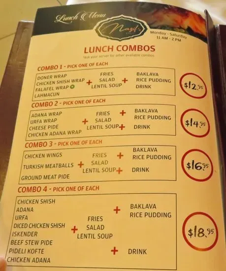 Menu 2