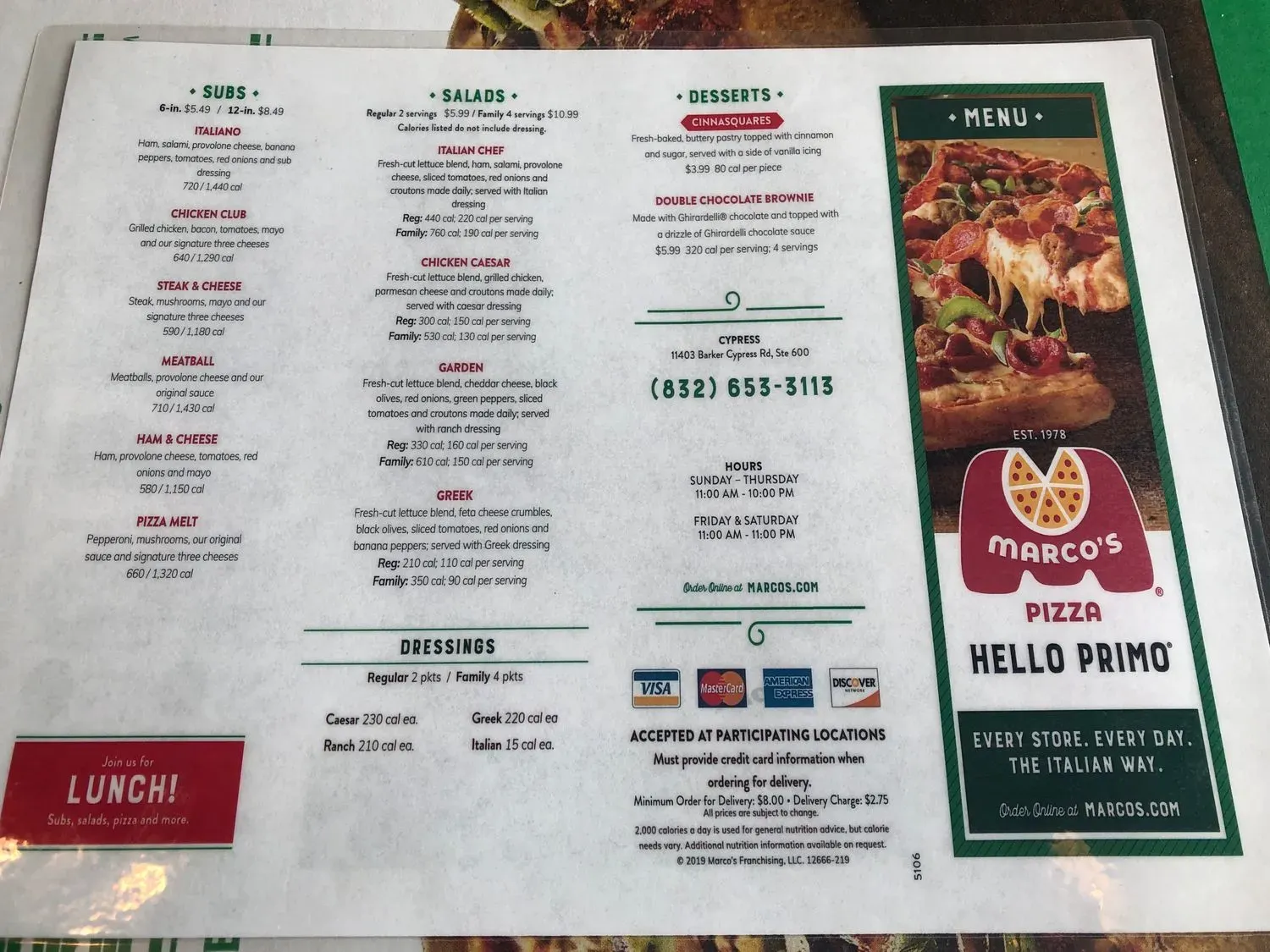 Menu 3