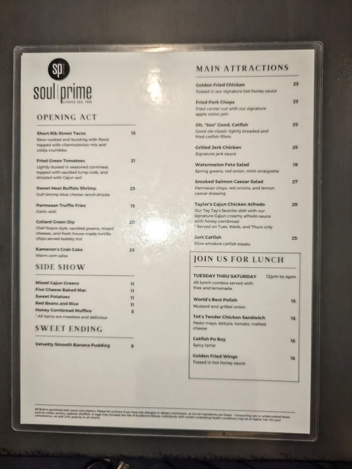 Menu 4