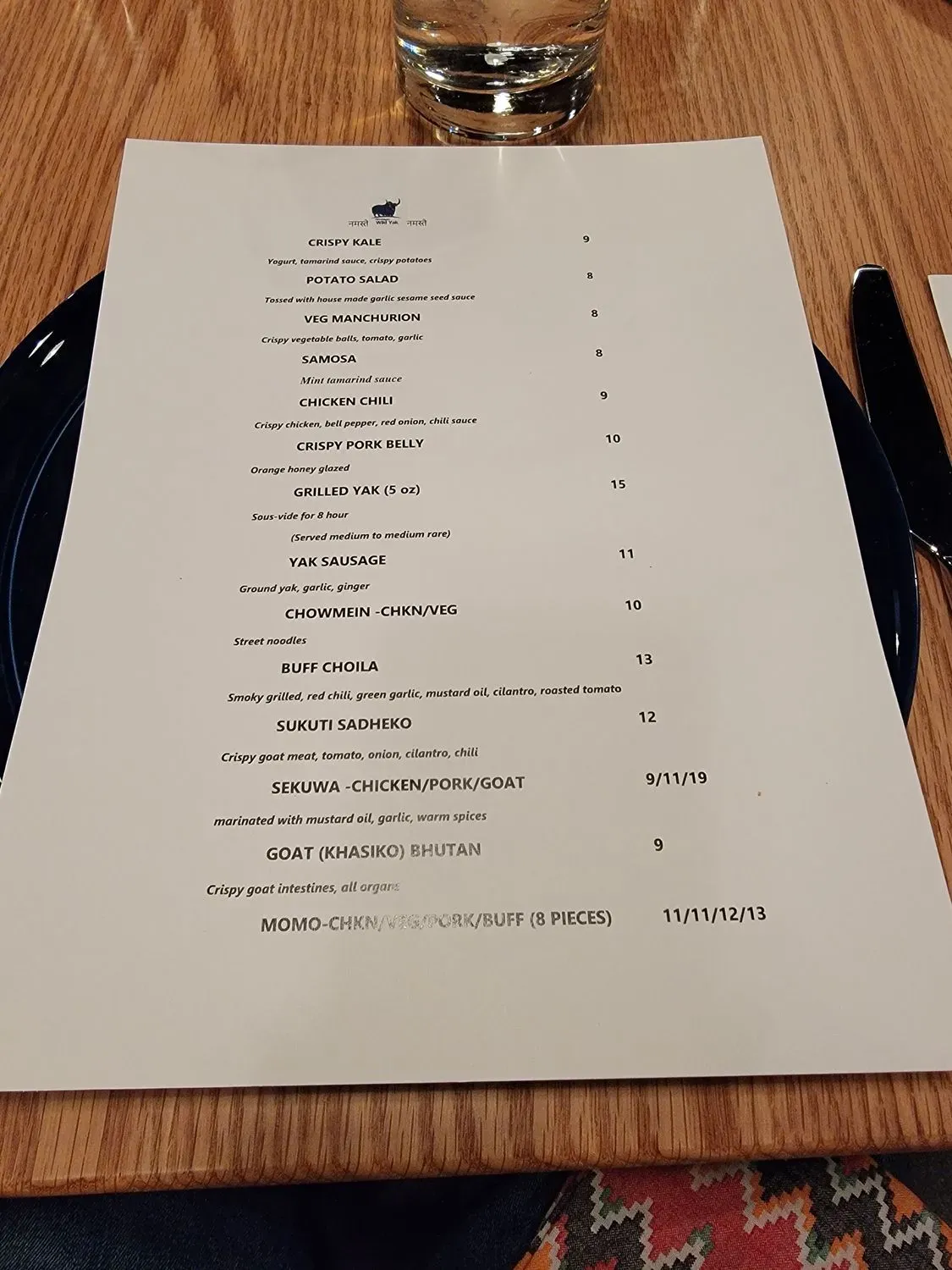 Menu 4