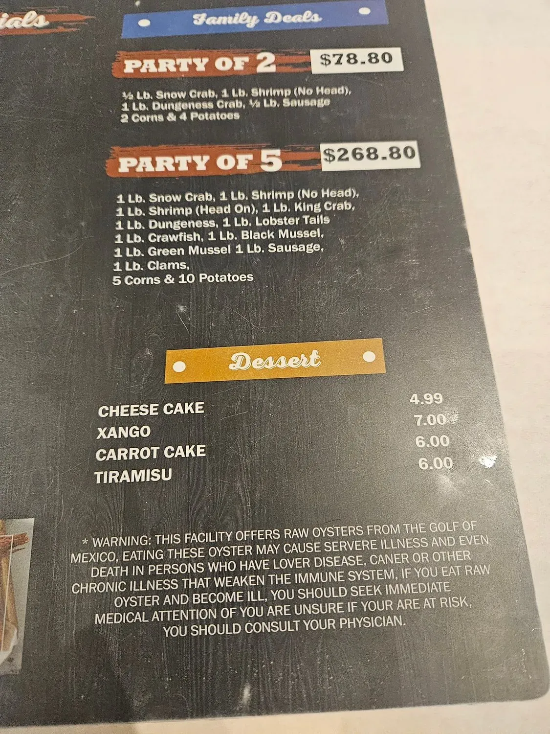 Menu 5