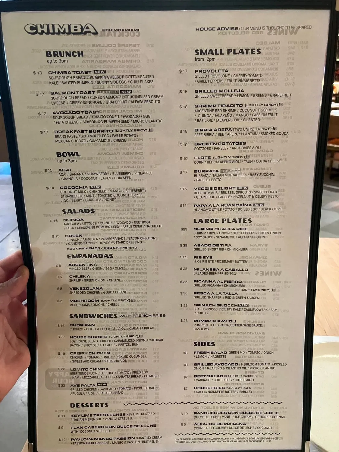 Menu 4