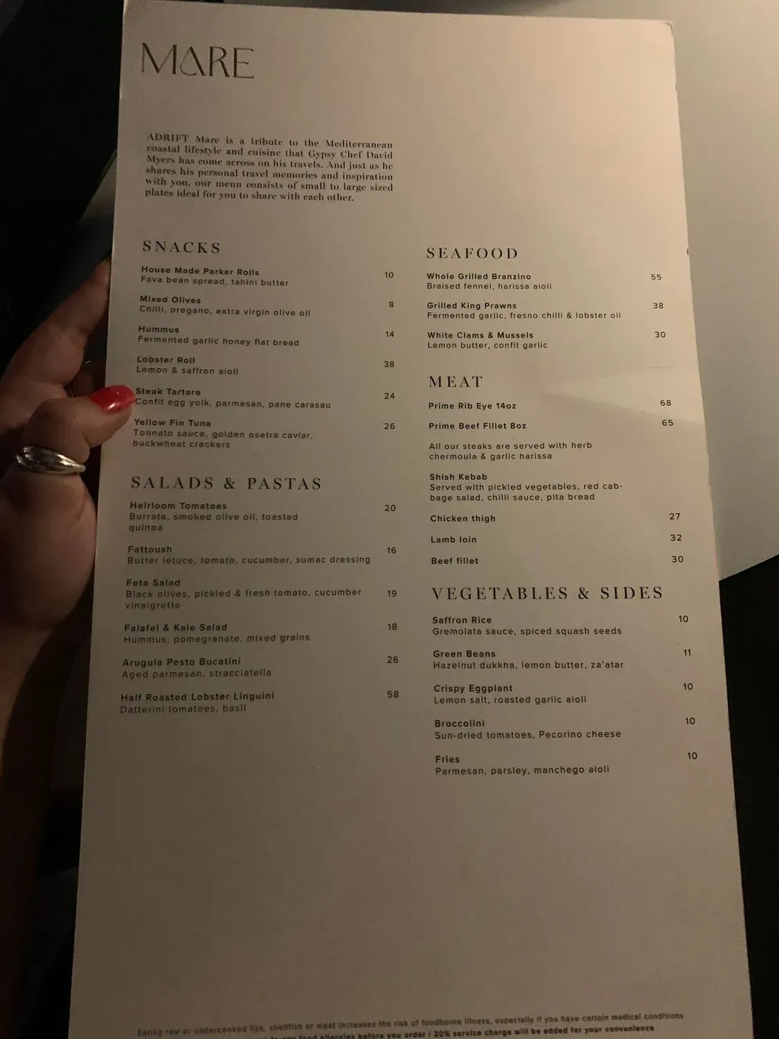 Menu 6