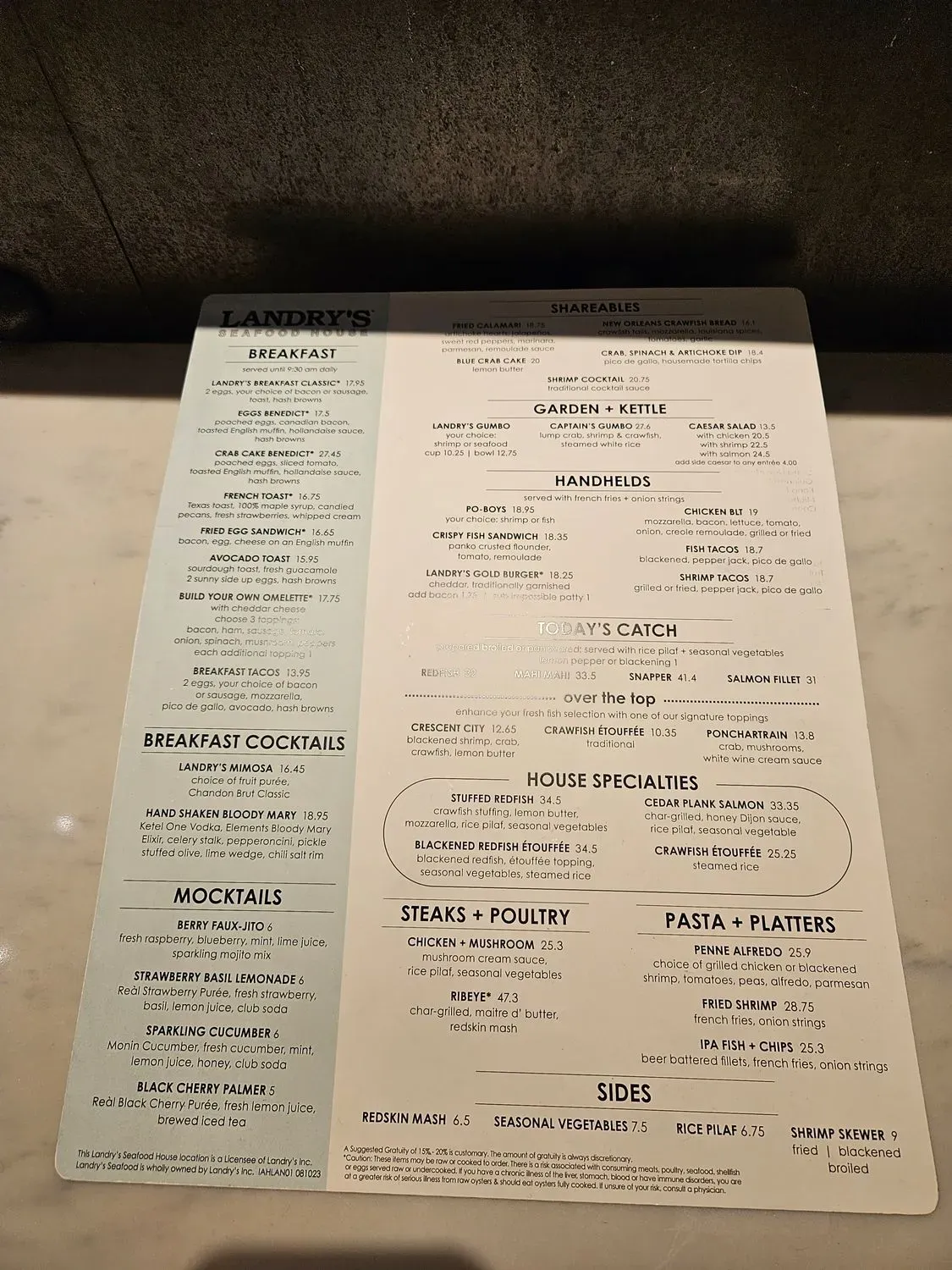 Menu 5