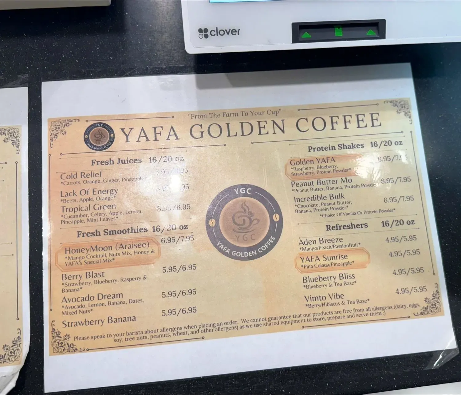 Menu 6