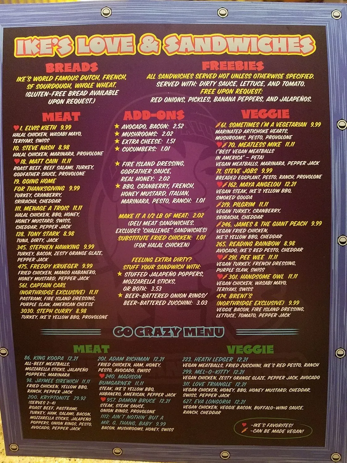 Menu 6