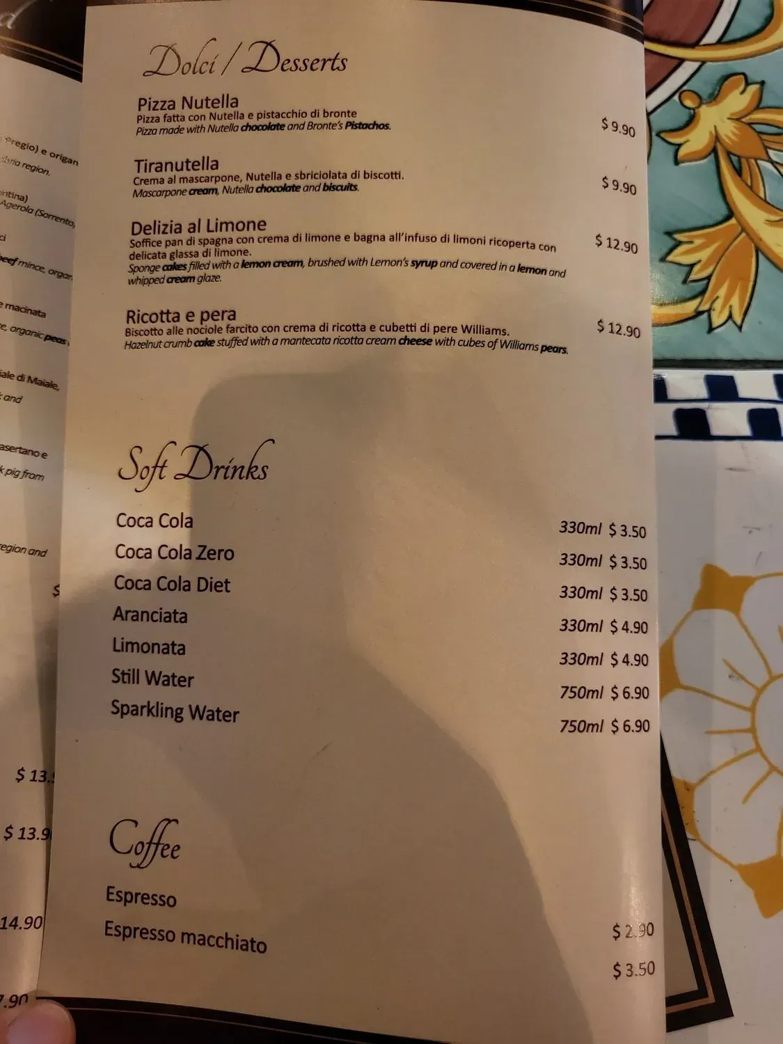 Menu 4