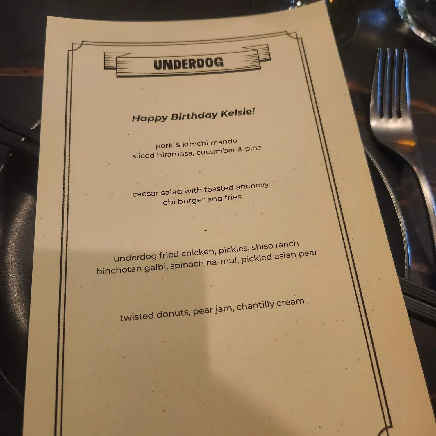 Menu 4