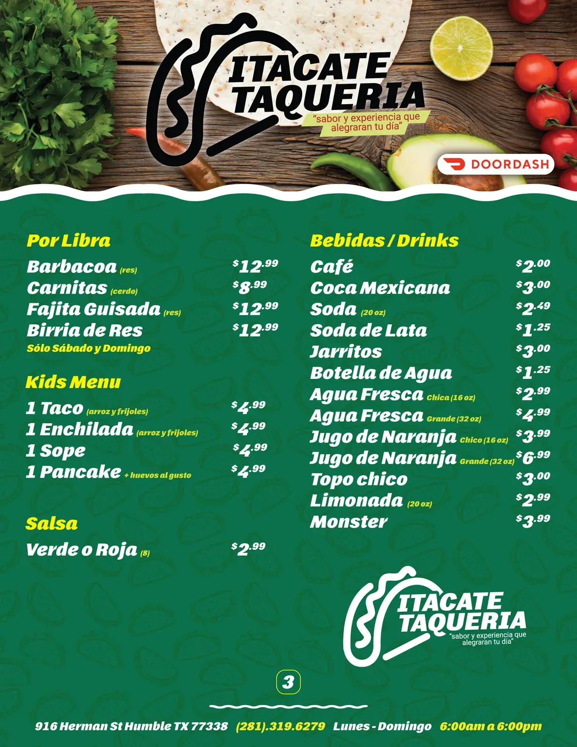 Menu 3