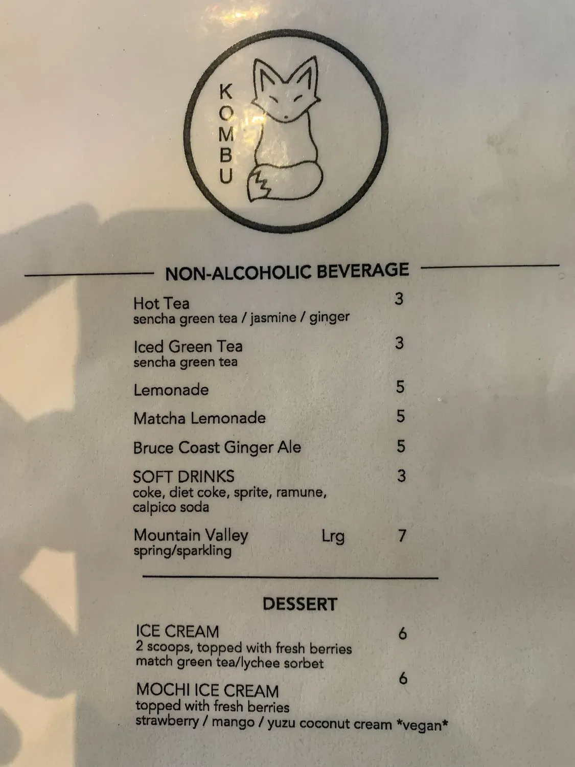 Menu 5