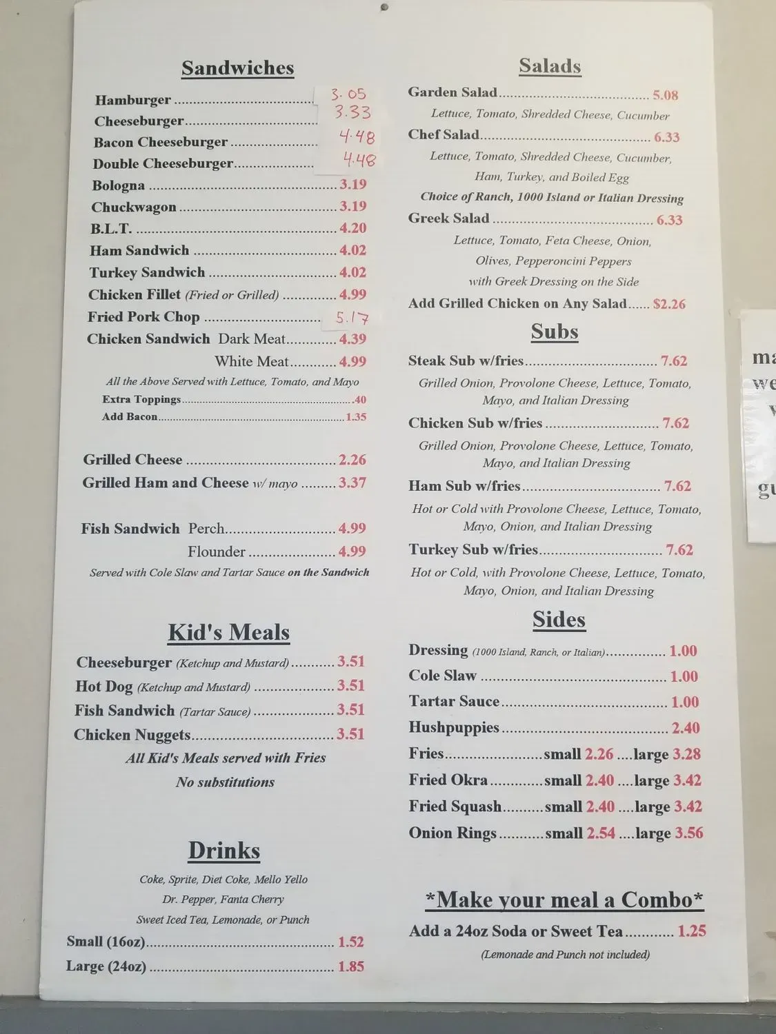 Menu 2