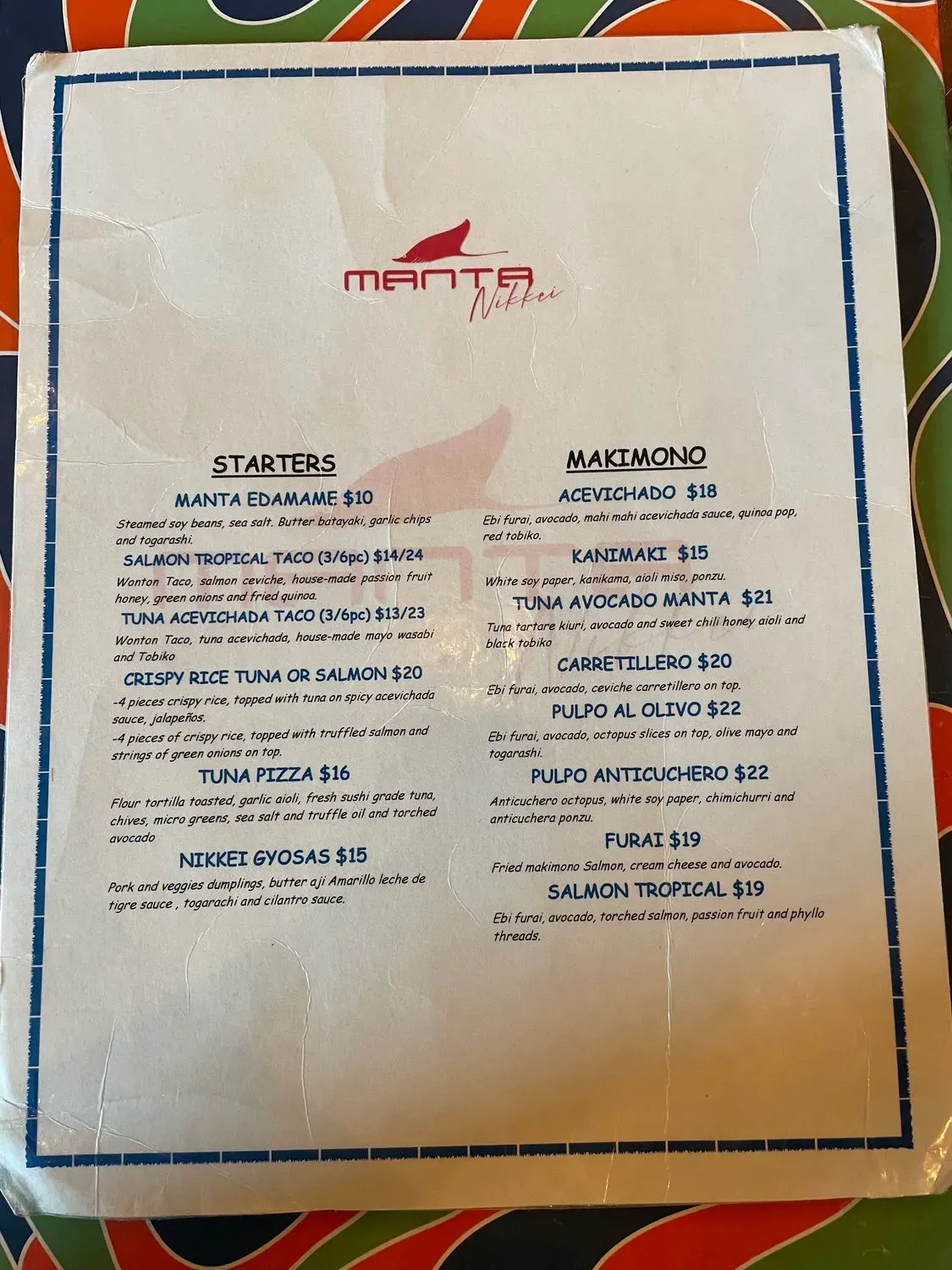 Menu 3