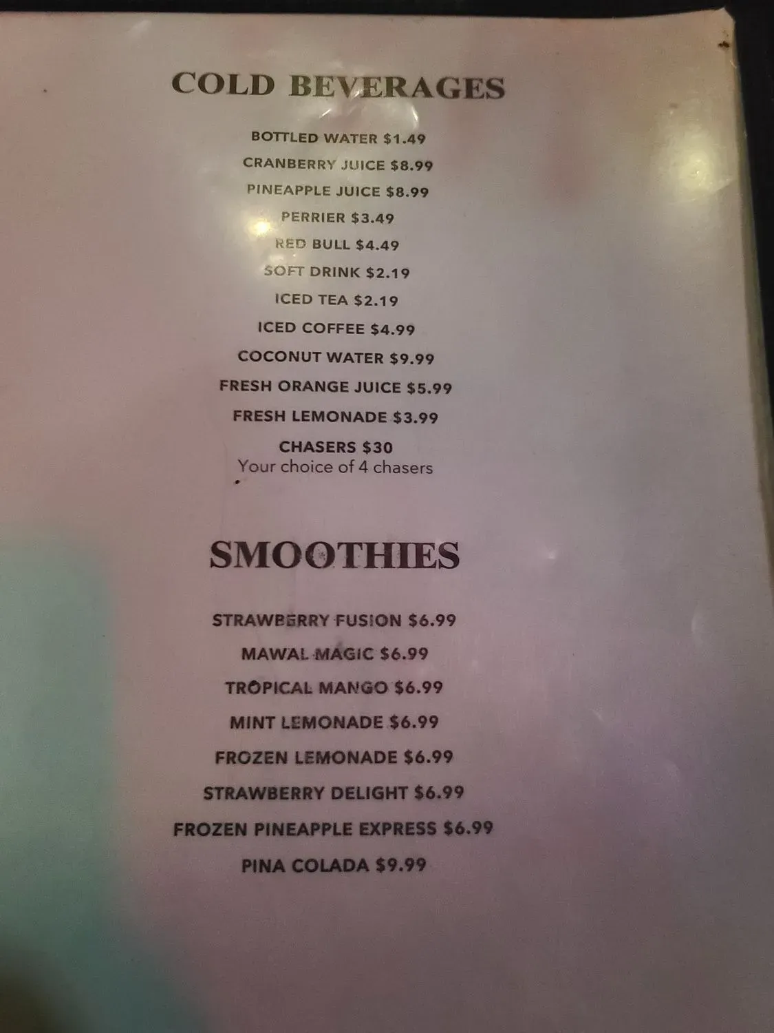 Menu 2