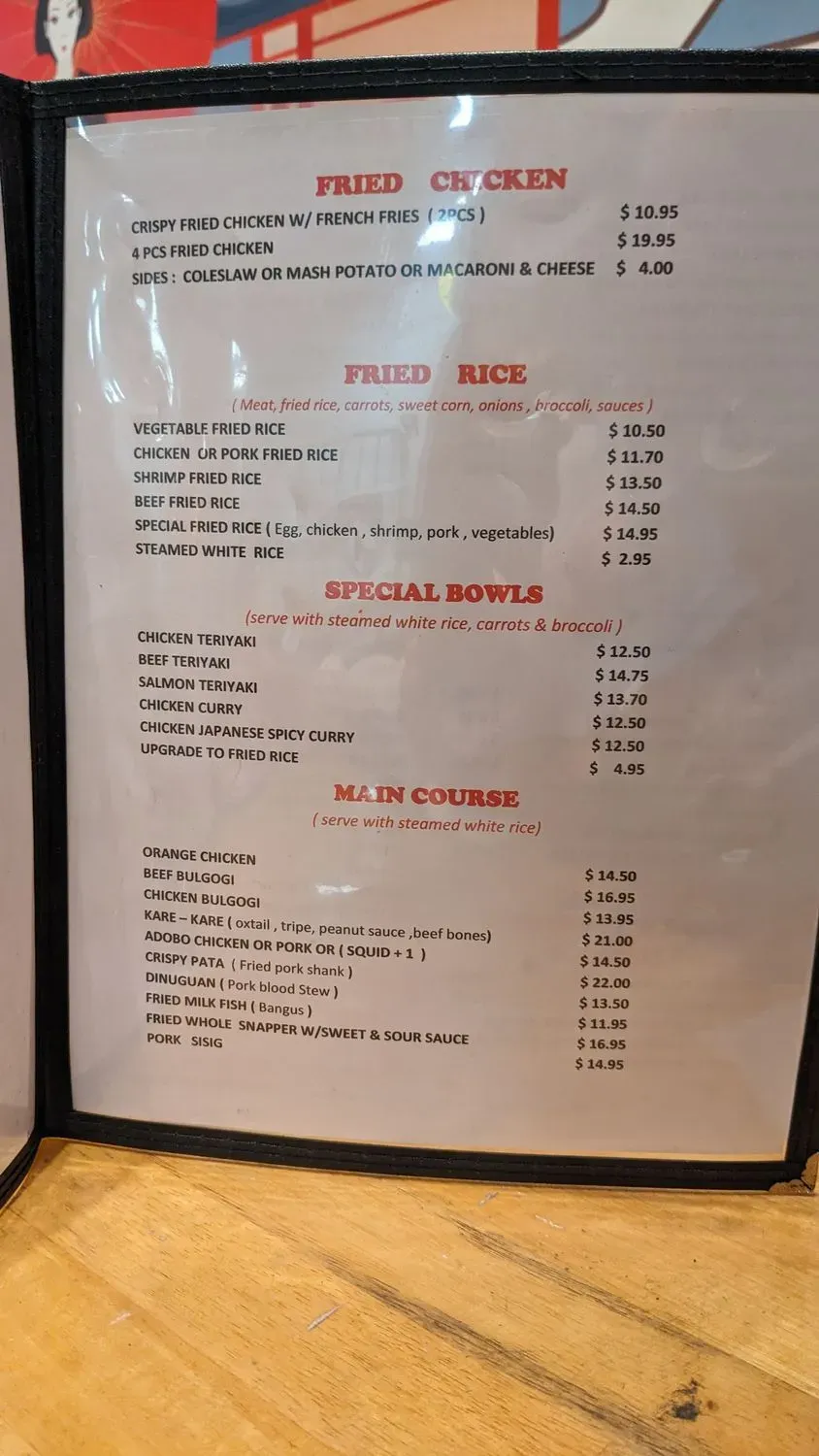 Menu 2