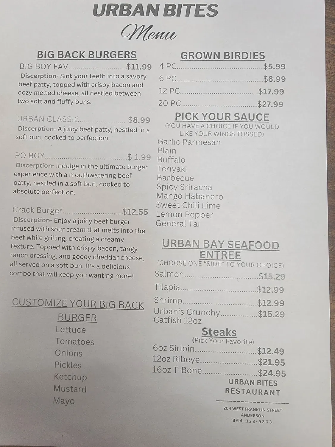 Menu 2