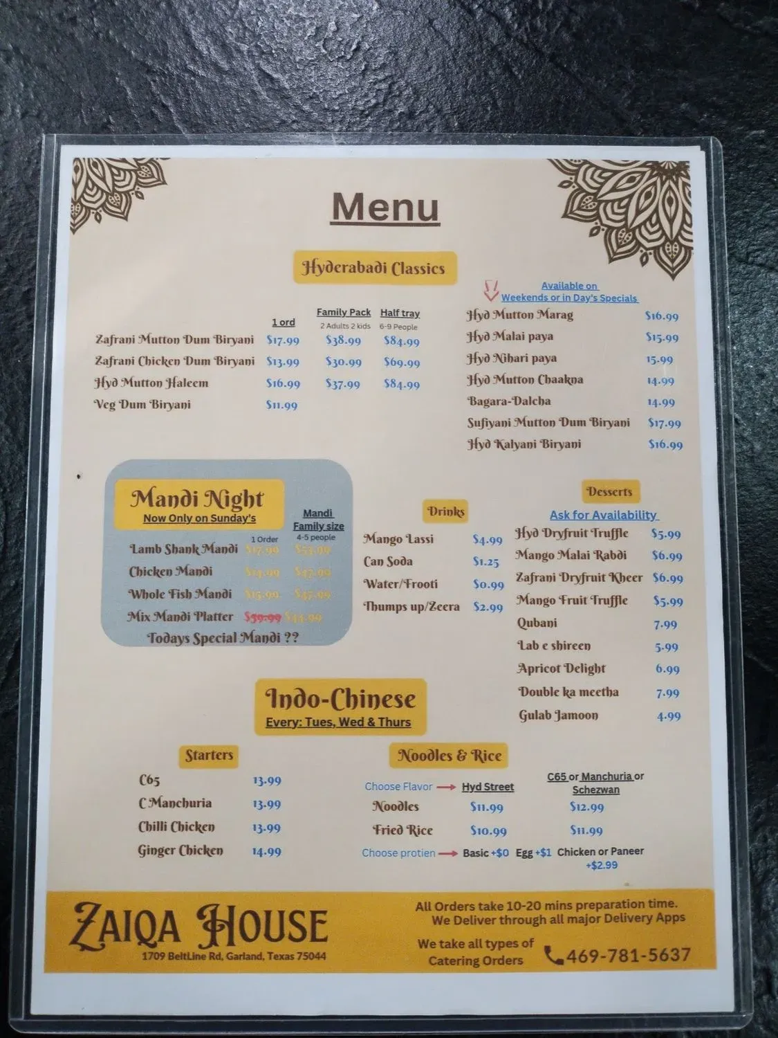 Menu 4