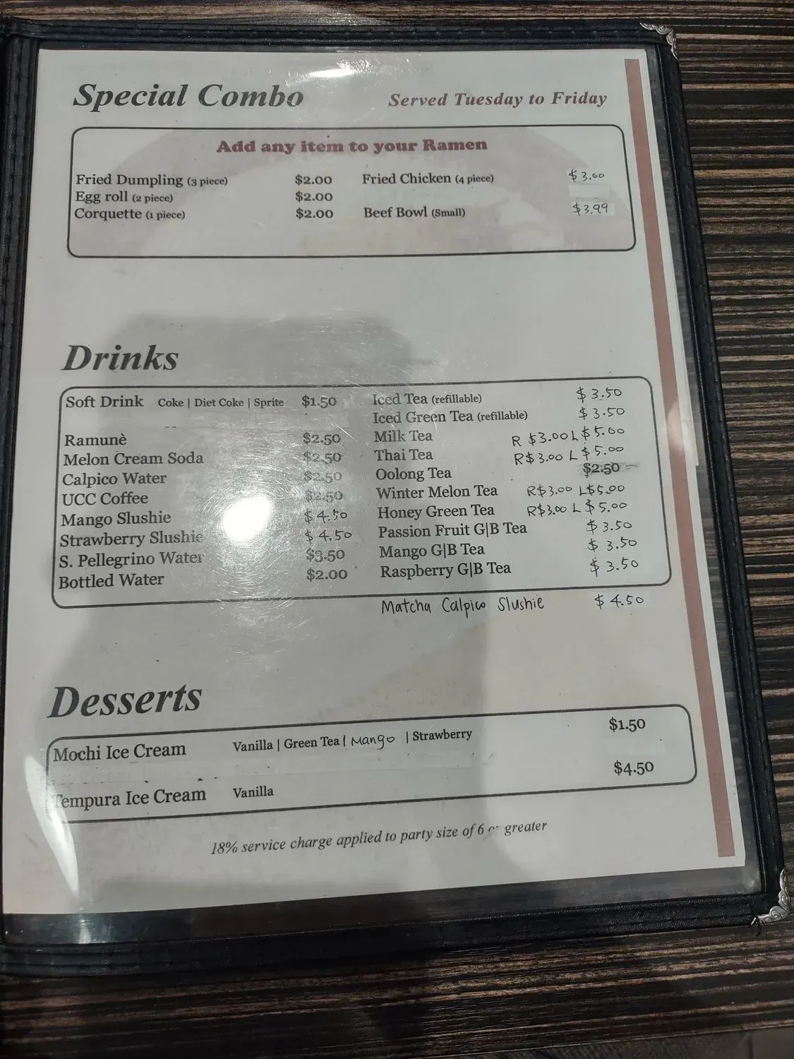 Menu 3