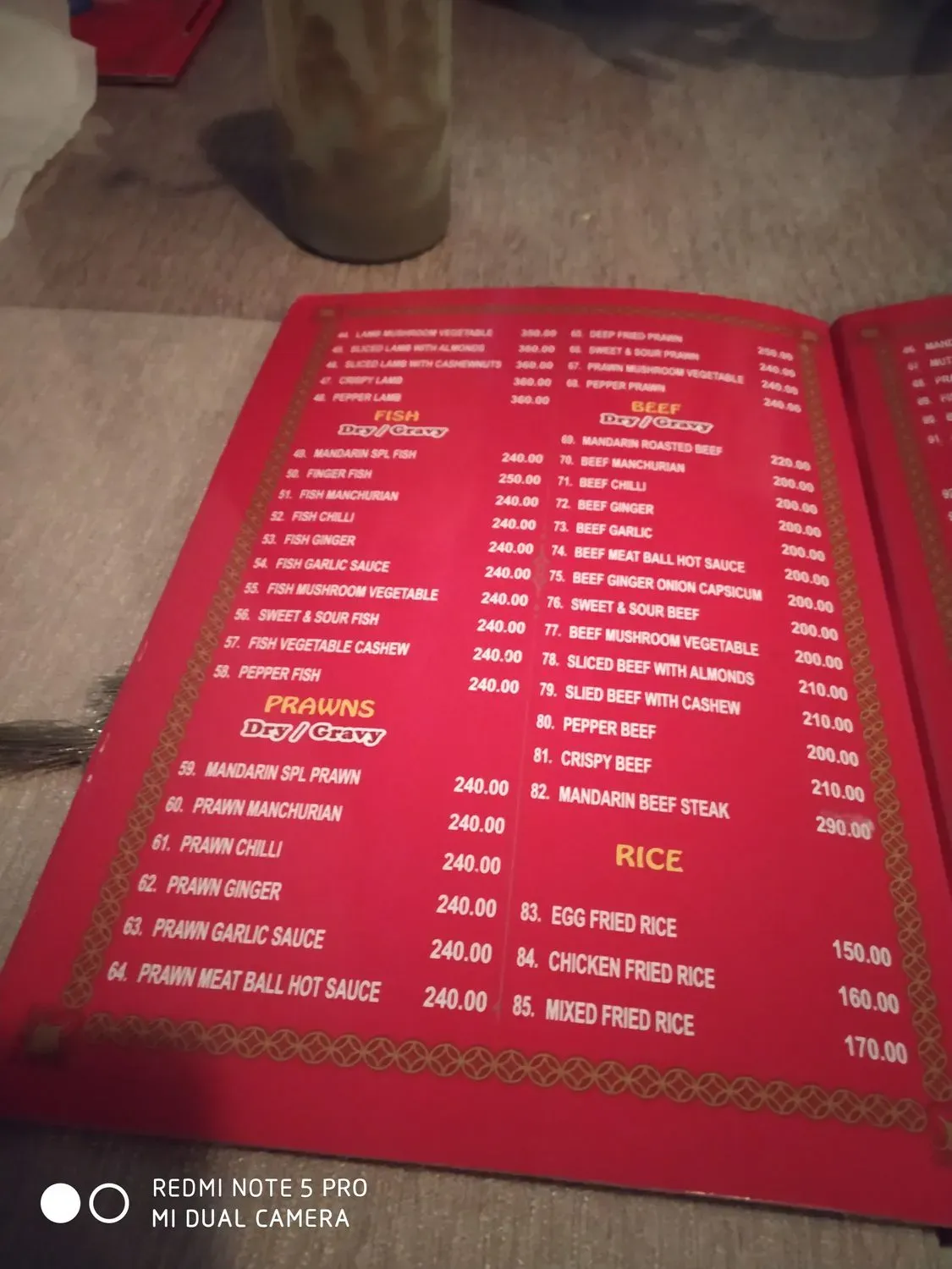 Menu 5