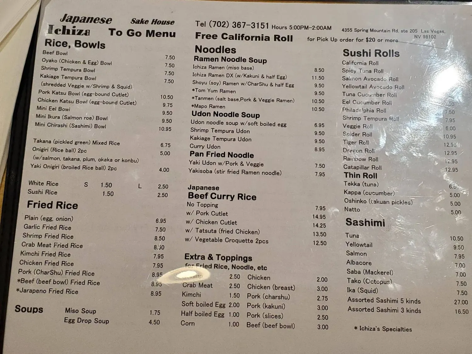 Menu 2