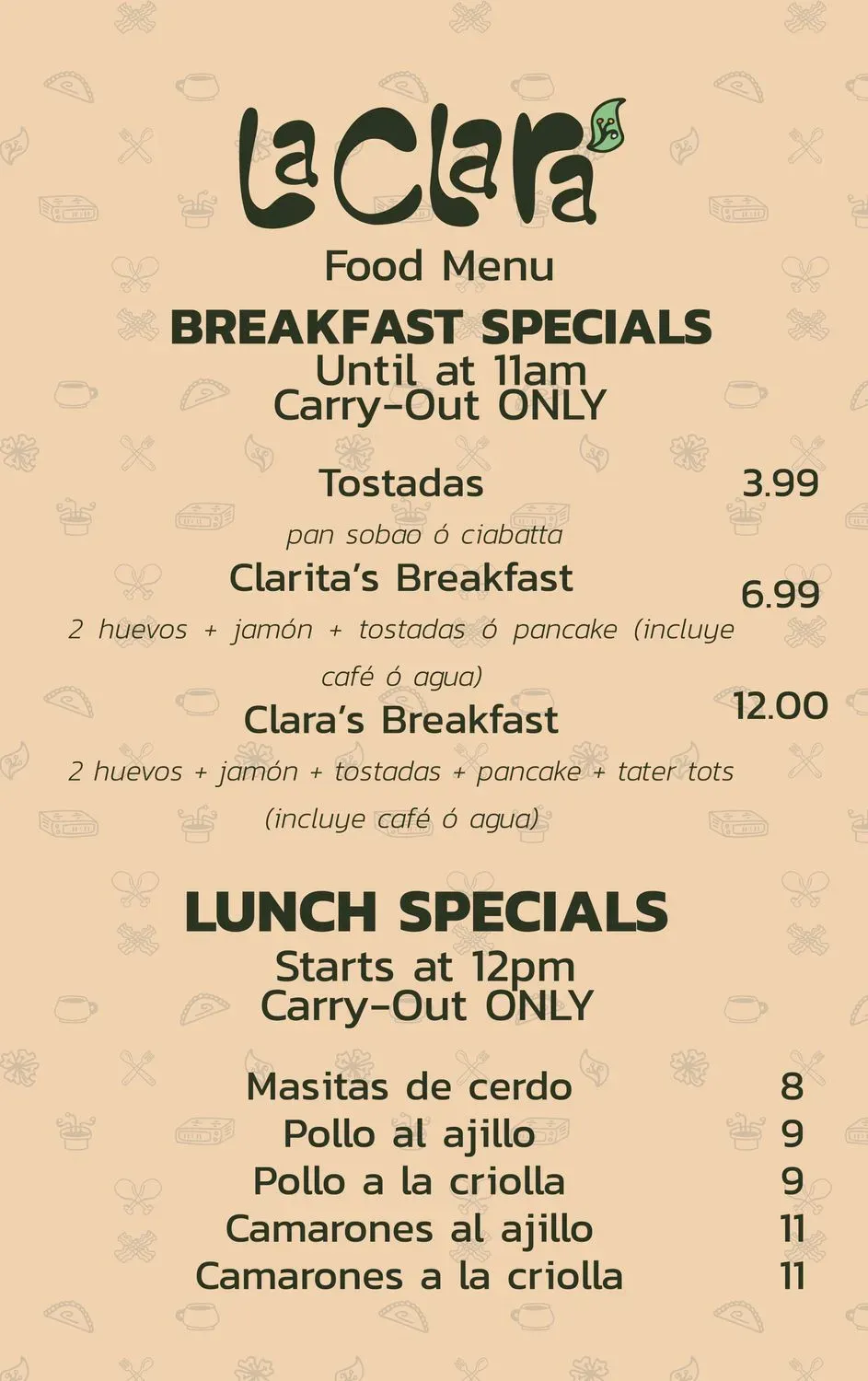 Menu 3