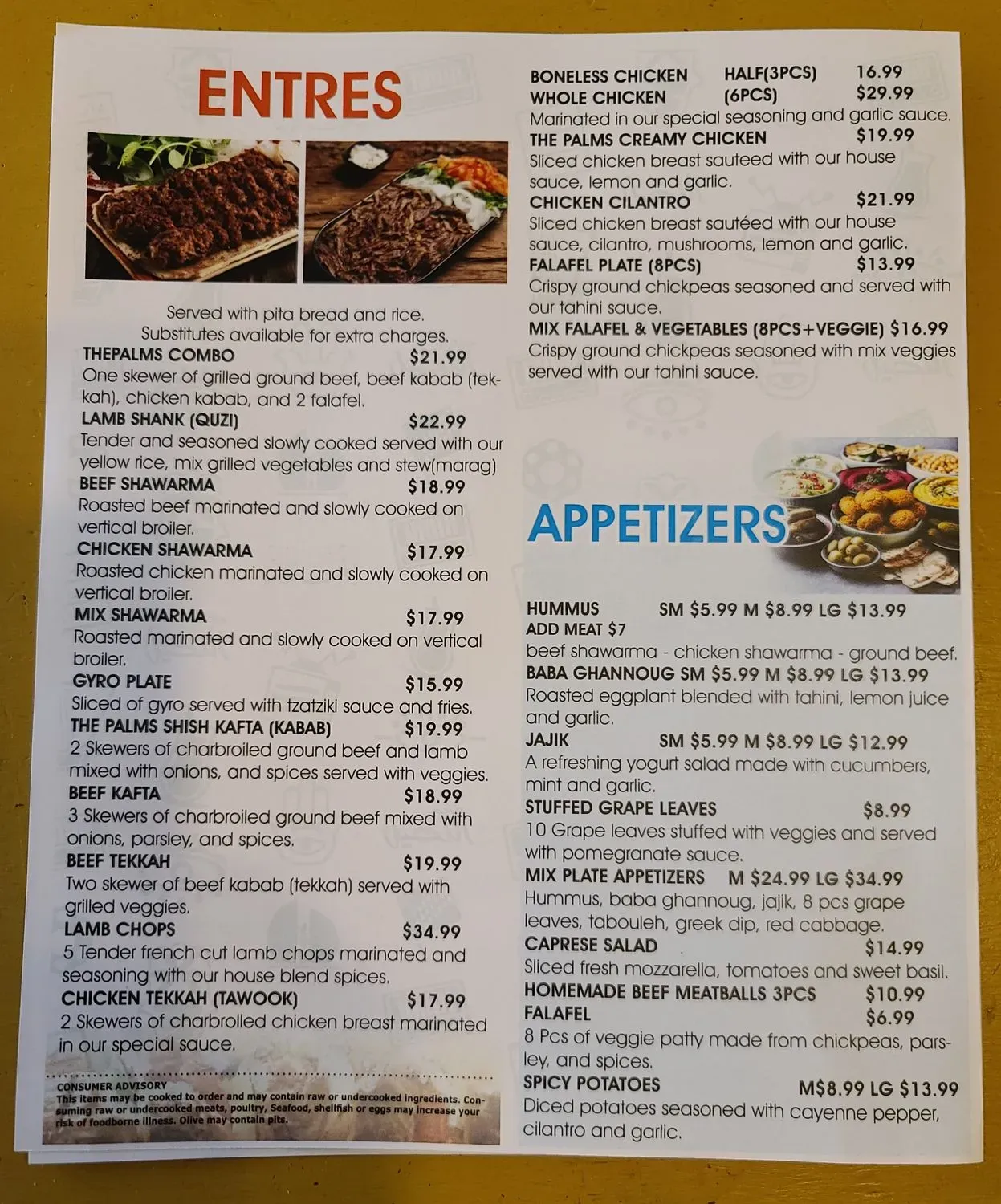 Menu 4