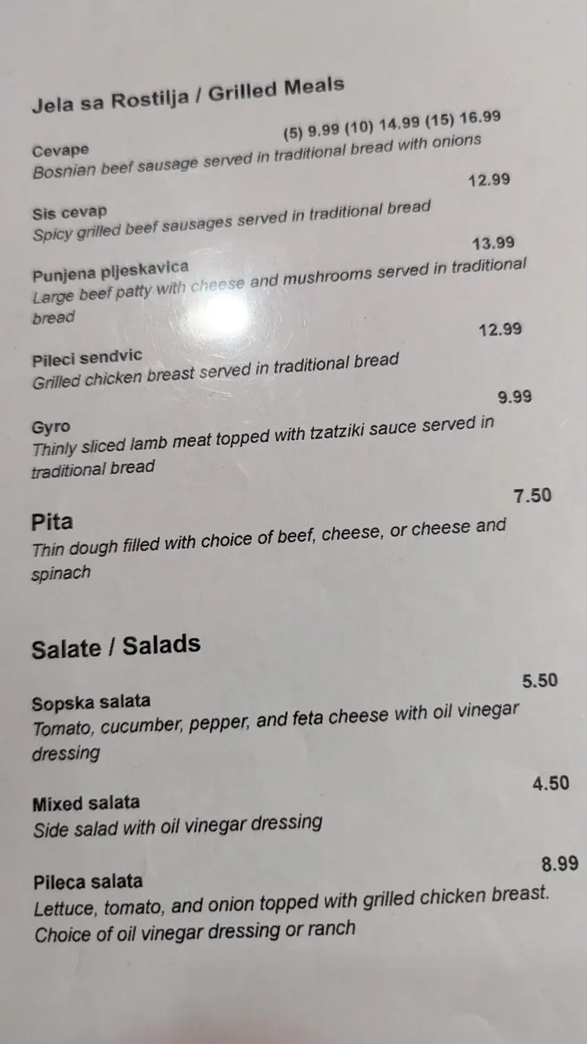 Menu 4