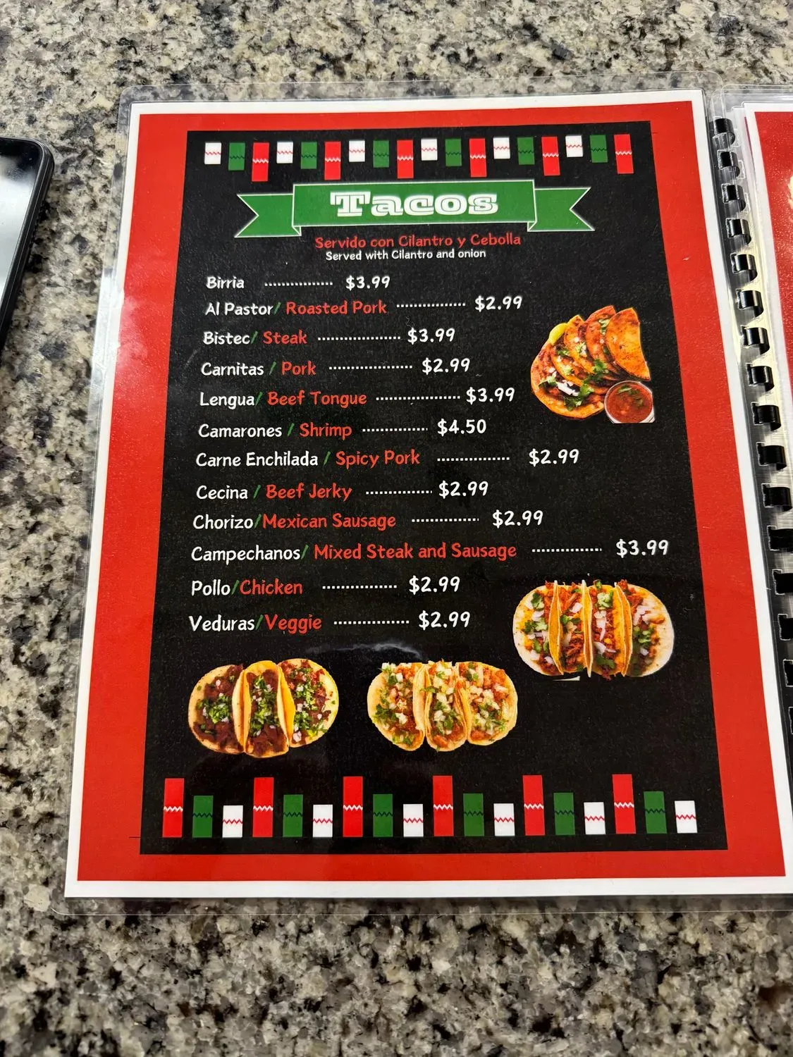 Menu 4