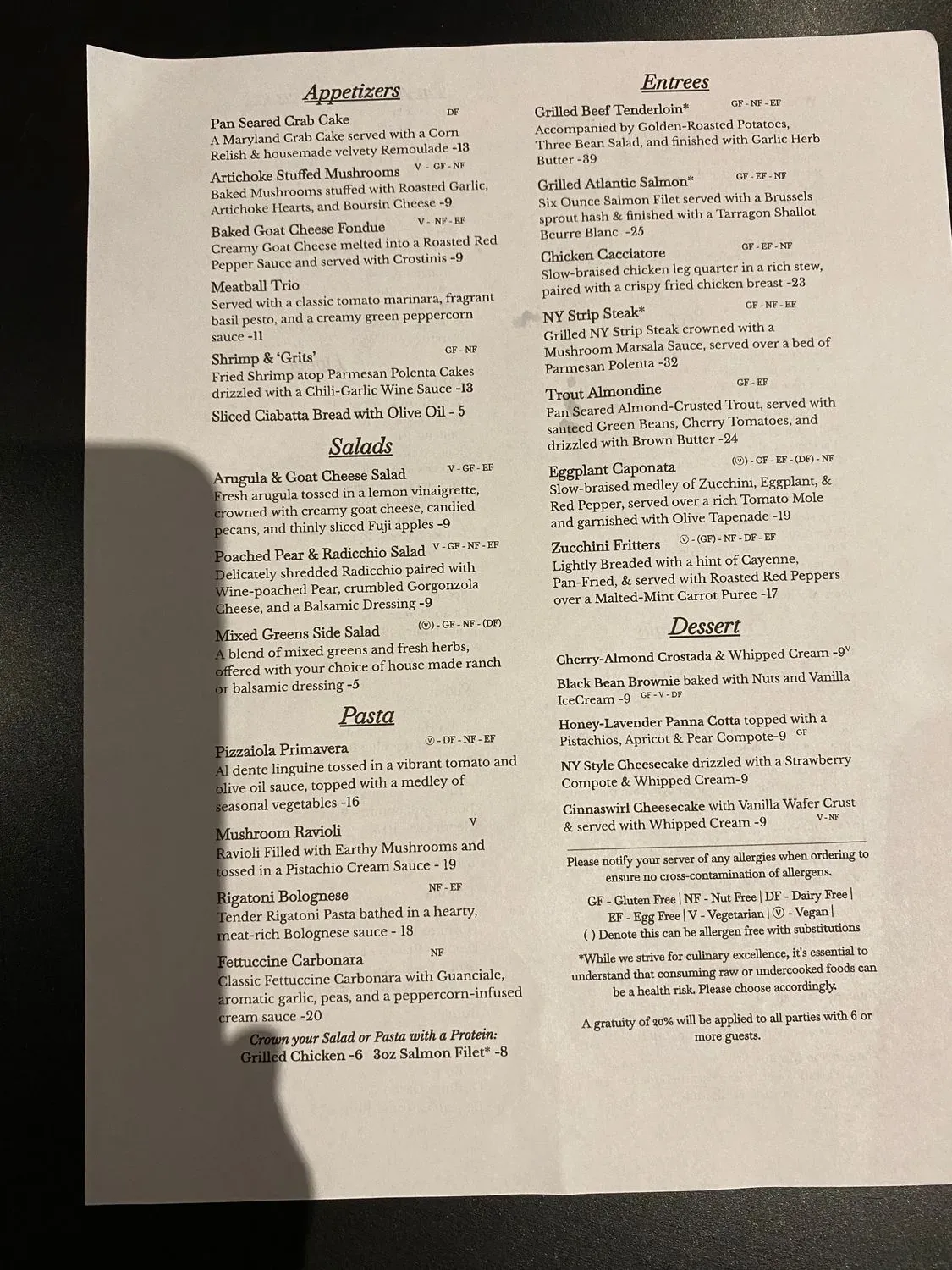 Menu 2