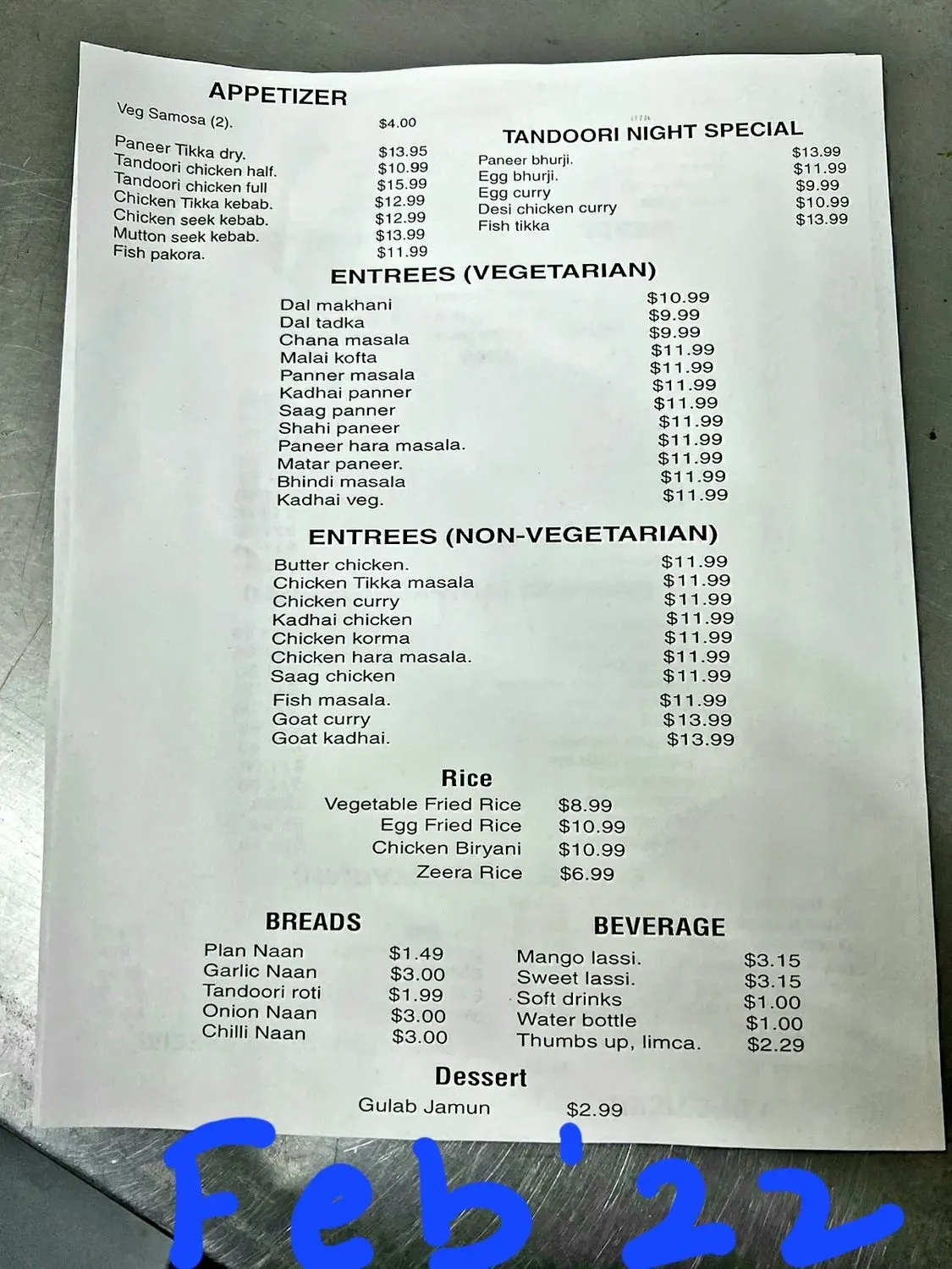 Menu 3