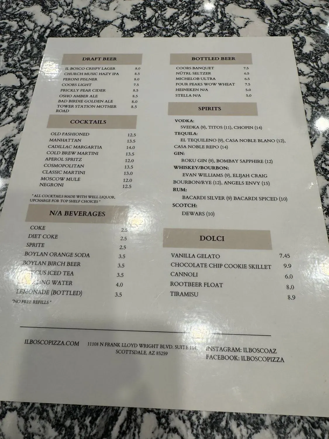 Menu 2