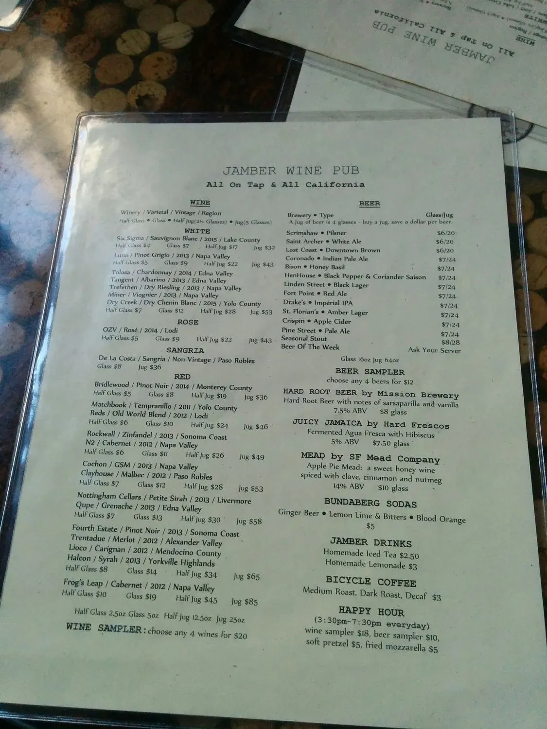 Menu 2