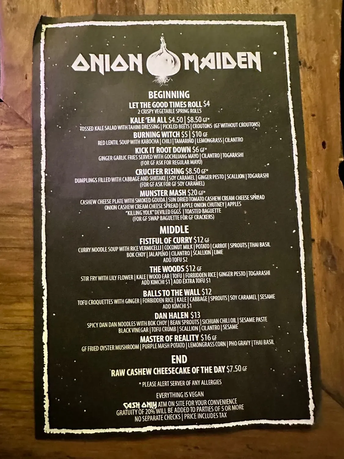 Menu 6