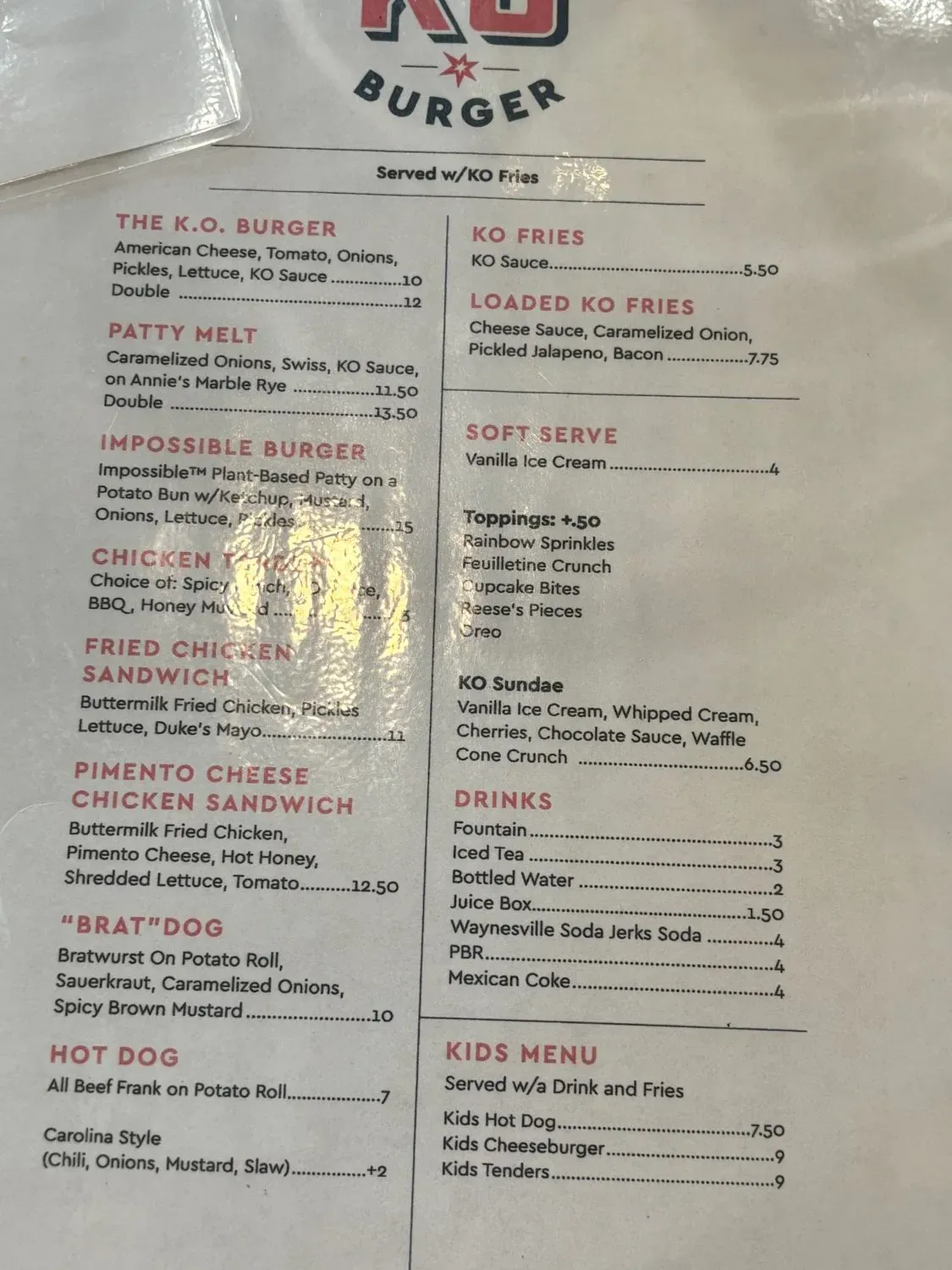 Menu 2