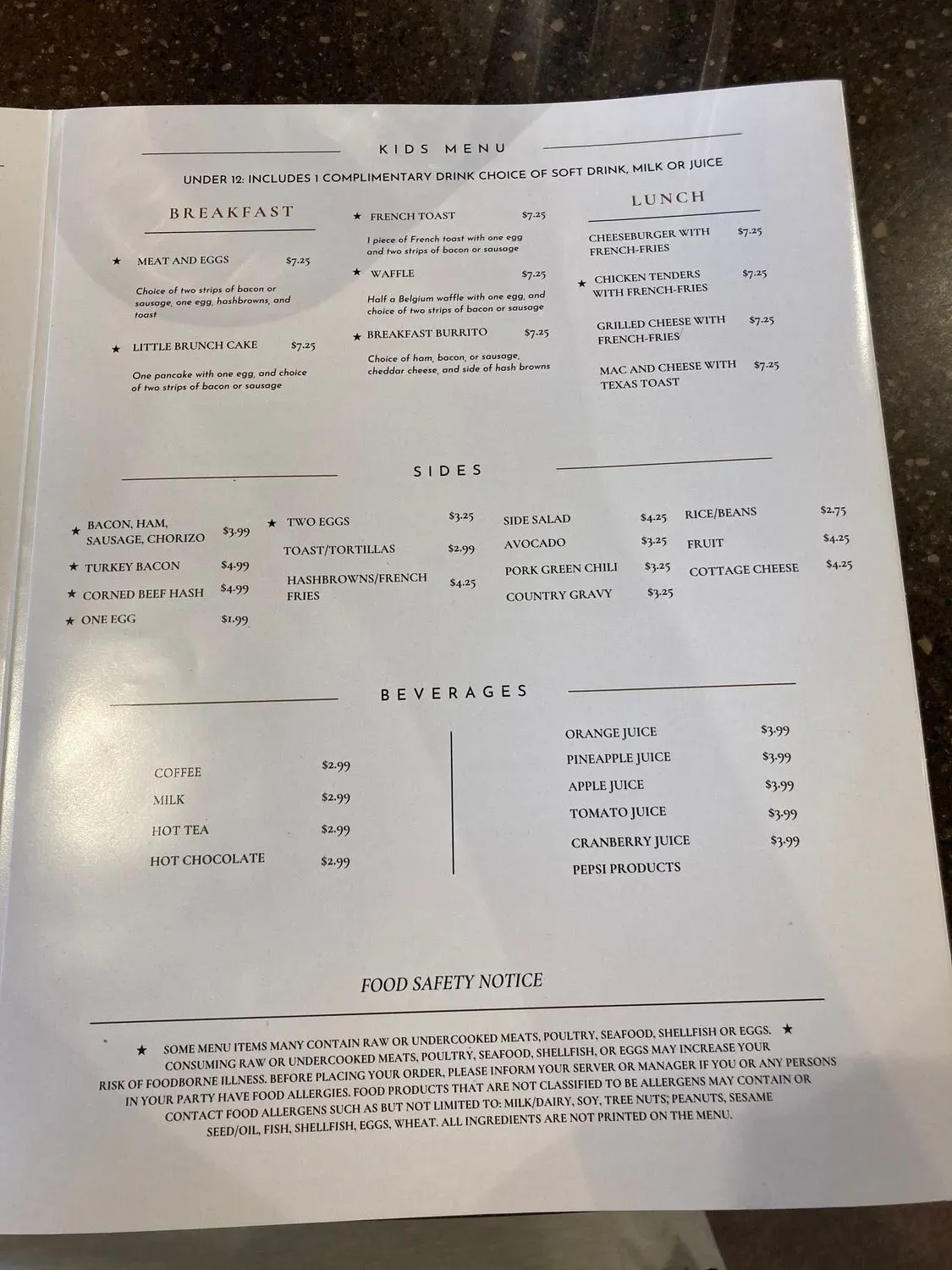 Menu 4