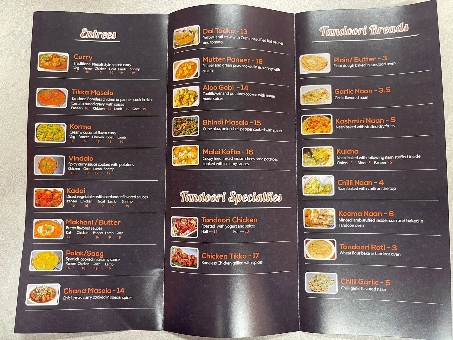 Menu 3